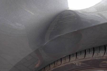 car wing dent repair